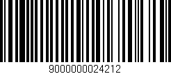 Código de barras (EAN, GTIN, SKU, ISBN): '9000000024212'