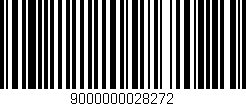 Código de barras (EAN, GTIN, SKU, ISBN): '9000000028272'