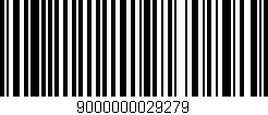 Código de barras (EAN, GTIN, SKU, ISBN): '9000000029279'