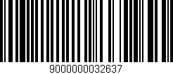 Código de barras (EAN, GTIN, SKU, ISBN): '9000000032637'