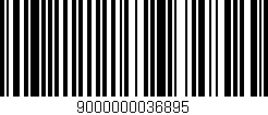 Código de barras (EAN, GTIN, SKU, ISBN): '9000000036895'