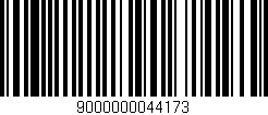 Código de barras (EAN, GTIN, SKU, ISBN): '9000000044173'