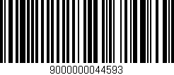 Código de barras (EAN, GTIN, SKU, ISBN): '9000000044593'