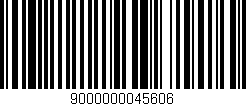 Código de barras (EAN, GTIN, SKU, ISBN): '9000000045606'