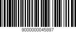 Código de barras (EAN, GTIN, SKU, ISBN): '9000000045897'