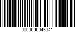 Código de barras (EAN, GTIN, SKU, ISBN): '9000000045941'