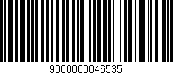 Código de barras (EAN, GTIN, SKU, ISBN): '9000000046535'