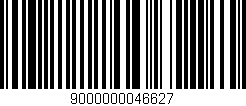 Código de barras (EAN, GTIN, SKU, ISBN): '9000000046627'