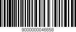 Código de barras (EAN, GTIN, SKU, ISBN): '9000000046658'
