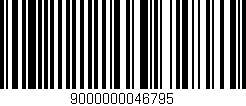 Código de barras (EAN, GTIN, SKU, ISBN): '9000000046795'