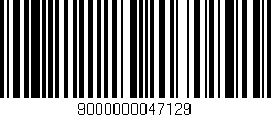 Código de barras (EAN, GTIN, SKU, ISBN): '9000000047129'
