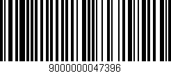 Código de barras (EAN, GTIN, SKU, ISBN): '9000000047396'