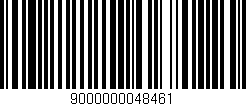Código de barras (EAN, GTIN, SKU, ISBN): '9000000048461'