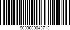 Código de barras (EAN, GTIN, SKU, ISBN): '9000000048713'