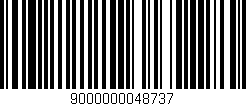 Código de barras (EAN, GTIN, SKU, ISBN): '9000000048737'