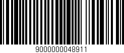 Código de barras (EAN, GTIN, SKU, ISBN): '9000000048911'