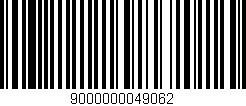 Código de barras (EAN, GTIN, SKU, ISBN): '9000000049062'
