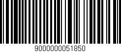 Código de barras (EAN, GTIN, SKU, ISBN): '9000000051850'