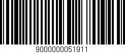 Código de barras (EAN, GTIN, SKU, ISBN): '9000000051911'