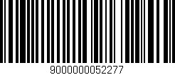 Código de barras (EAN, GTIN, SKU, ISBN): '9000000052277'