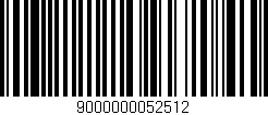 Código de barras (EAN, GTIN, SKU, ISBN): '9000000052512'