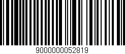 Código de barras (EAN, GTIN, SKU, ISBN): '9000000052819'