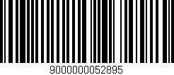 Código de barras (EAN, GTIN, SKU, ISBN): '9000000052895'