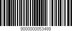 Código de barras (EAN, GTIN, SKU, ISBN): '9000000053489'