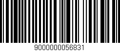 Código de barras (EAN, GTIN, SKU, ISBN): '9000000056831'