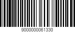 Código de barras (EAN, GTIN, SKU, ISBN): '9000000061330'