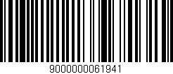 Código de barras (EAN, GTIN, SKU, ISBN): '9000000061941'