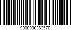 Código de barras (EAN, GTIN, SKU, ISBN): '9000000063570'