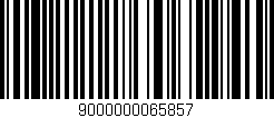Código de barras (EAN, GTIN, SKU, ISBN): '9000000065857'