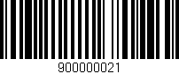Código de barras (EAN, GTIN, SKU, ISBN): '900000021'