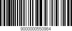 Código de barras (EAN, GTIN, SKU, ISBN): '9000000550964'
