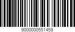 Código de barras (EAN, GTIN, SKU, ISBN): '9000000551459'
