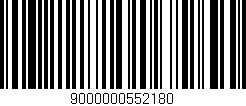 Código de barras (EAN, GTIN, SKU, ISBN): '9000000552180'