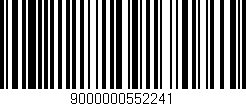 Código de barras (EAN, GTIN, SKU, ISBN): '9000000552241'