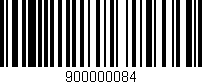 Código de barras (EAN, GTIN, SKU, ISBN): '900000084'