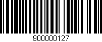 Código de barras (EAN, GTIN, SKU, ISBN): '900000127'