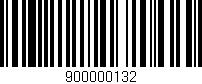 Código de barras (EAN, GTIN, SKU, ISBN): '900000132'