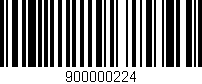 Código de barras (EAN, GTIN, SKU, ISBN): '900000224'