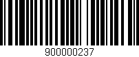 Código de barras (EAN, GTIN, SKU, ISBN): '900000237'