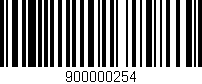 Código de barras (EAN, GTIN, SKU, ISBN): '900000254'