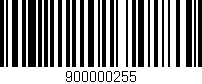 Código de barras (EAN, GTIN, SKU, ISBN): '900000255'