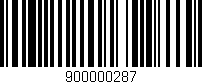 Código de barras (EAN, GTIN, SKU, ISBN): '900000287'