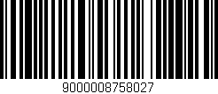 Código de barras (EAN, GTIN, SKU, ISBN): '9000008758027'