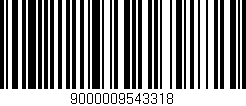 Código de barras (EAN, GTIN, SKU, ISBN): '9000009543318'