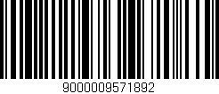 Código de barras (EAN, GTIN, SKU, ISBN): '9000009571892'