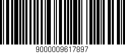 Código de barras (EAN, GTIN, SKU, ISBN): '9000009617897'